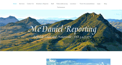 Desktop Screenshot of mcdanielreporting.com